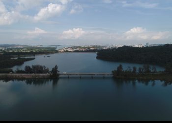 Kondisi air di waduk Nongsa. (Foto: Humas BP).