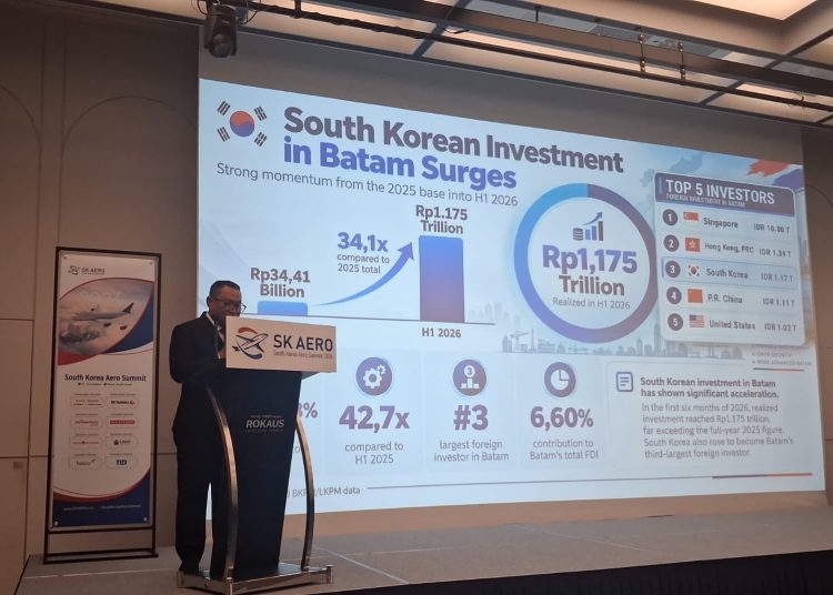 BP Batam menjemput peluang investasi baru dari Korea Selatan melalui South Korea Aero Summit 2026 dan pertemuan dengan KBRI Seoul, pada Rabu, 21 Oktober 2026. (Foto: Humas BP).